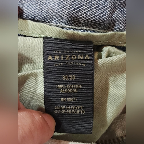 Arizona men's 100% cotton khaki pants in size 36x30 - Picture 6 of 6